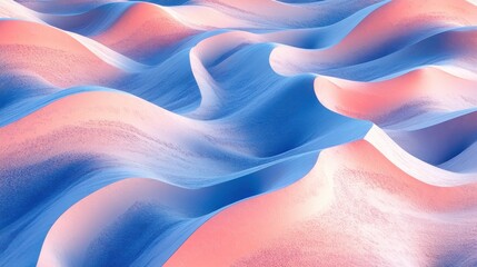 Poster - Soft Organic Shapes with Light Textured Background