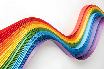 Leinwandbilder - abstract colorful wave background. rainbow background. rainbow line waves background. Multi Colored Wave Pattern.