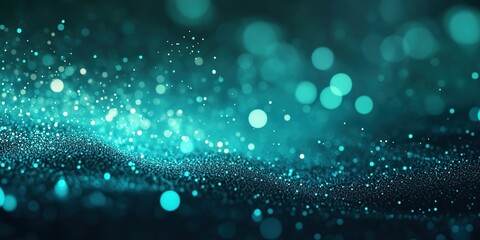 Aufkleber - Black dark blue green teal mint turquoise abstract modern background. Color gradient hombre. Noise grain mesh. Light glow neon metal metallic effect. Line wave.Technology science concept. 8k image