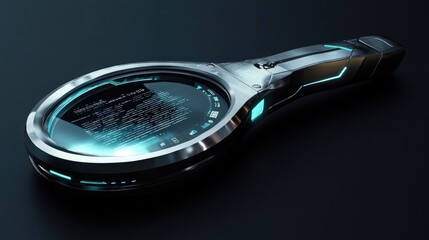 Magnifying glass technology.