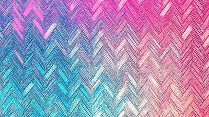 Poster - holographic rainbow pattern with deep contrasts between electric blues, neon pinks, and shimmering silvers, forming