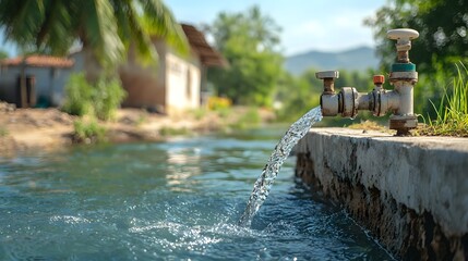 Poster - cutting edge iot powered water plant with ai driven automation ensuring a reliable and sustainable s