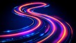 © Artajar - Energetic luminous streaks creating dynamic abstract patterns ideal for digital designs backgrounds and modern presentations with smooth transitions