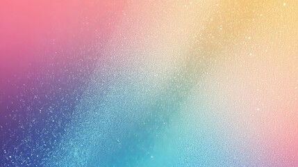 Poster - Pastel Rainbow Glitter Texture Background Abstract Design Digital Art Soft Colors Gradient Background Image for Design Projects and Digital Media     