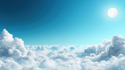 Poster - Layers of stratus clouds creating a smooth, even blanket across the sky, conveying a sense of calm and stability.