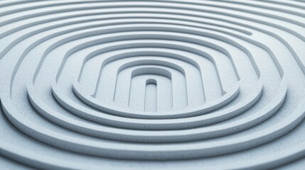 Poster - Creative Problem Solving concept. Mesmerizing Spiral Transformation Conceptual Architectural Minimalism in Monochrome