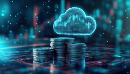 Poster - Cloud computing financial data on coins. (1)