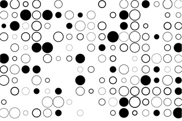 Aufkleber - Abstract grid with random gaps and black fills