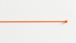 © Farzana - Single orange line on white background