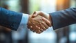 © Salman - Handshake between two business partners showing agreement and successful collaboration