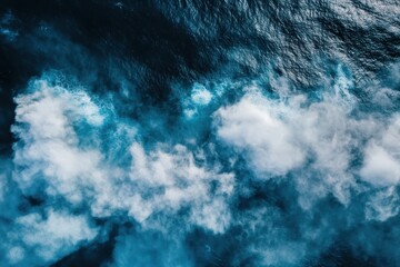 Poster - Majestic ocean waves dance under a bright sun, showcasing the breathtaking beauty of the deep blue. Generative AI