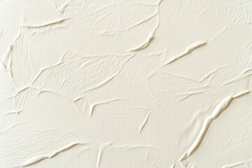 Poster - Textured white surface reveals intricate patterns reminiscent of natural landscapes under soft lighting. Generative AI