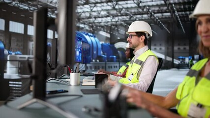Poster - Workers Using Scada Software