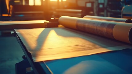 Poster - Industrial Digital Printing Process with Sharp Details