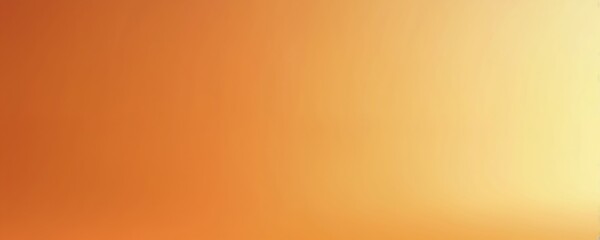 Fototapete - Vibrant orange gradient transition for banner backdrop. Soft blend of colors with a smooth blurred effect. Simple trendy design template with a liquid flow feel perfect for graphic design projects.