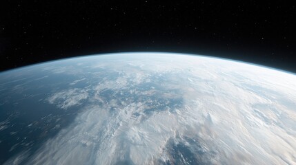 Wall Mural - earth from space clouds, atmosphere, blue planet. environment background, science