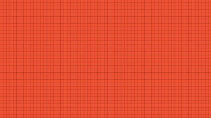 Poster - Simple red grid pattern with black lines seamless background animation. Artistic texture. Square tiles. Modern geometric design animated flat 2D backdrop horizontal 4K video abstract continuous