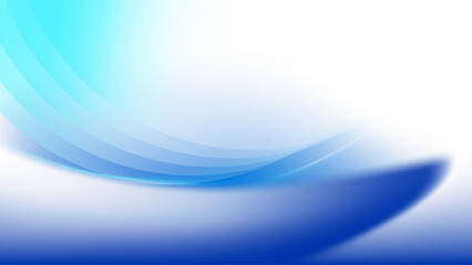 Wall Mural - abstract geometric white and blue color, modern design stripes background with curve lines. vector i