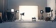 © Larisa - Professional film studio setup with lights and camera equipment