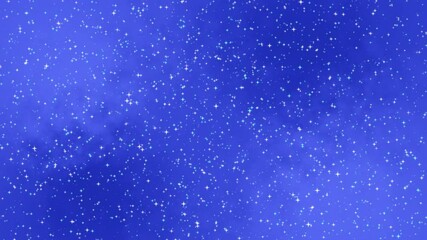Wall Mural - starry night image 4k animated background with twinkling stars
