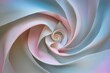 © Wadeen - Colorful Spiral Pattern in Soft Pastel Shades of Blue and Pink