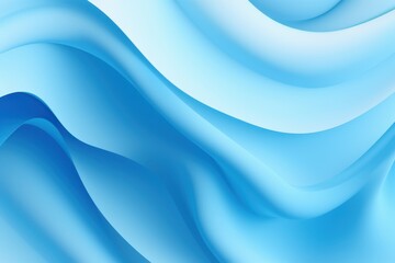 Poster - blue white wavy background texture