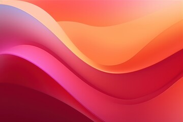 Poster - abstract colorful wave smooth background