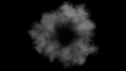 Wall Mural - Realistic dry ice smoke clouds fog overlay perfect for compositing into your shots. Simply drop it in and change its blending mode to screen or add. 3d Illustration