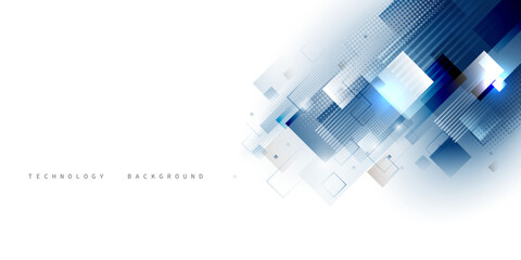 Fototapete - Abstract technology background, modern design vector illustration