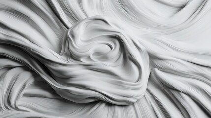 Poster - Abstract 3D soft white background with clean, fluid design perfect for business.