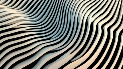 Fototapete - Abstract modern white background with smooth curved patterns and professional appeal.
