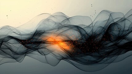 Fototapete - Abstract soft white background with futuristic lighting and a corporate aesthetic.