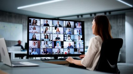 Poster - Online Digital HR Video Conference Webinar