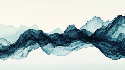 Fototapete - Abstract white background with flowing wave patterns and soft light reflections, ideal for business branding.