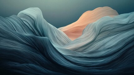 Fototapete - Abstract white background with flowing wave patterns and soft light reflections, ideal for business branding.
