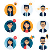 © TatChong - Diverse team of business avatars showcasing communication and teamwork