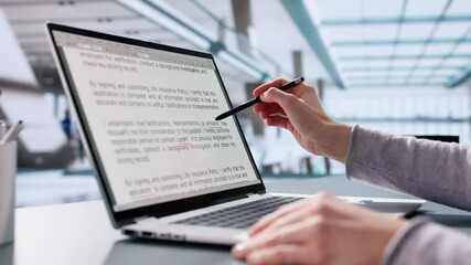Aufkleber - script proofread and sentence grammar spell check