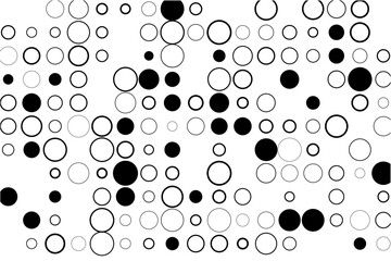 Poster - Abstract grid with random gaps and black fills
