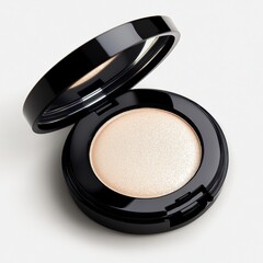 Poster - Highlighter compact with shimmering finish perfect for enhancing facial features and creating a radiant glow