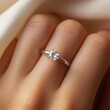 © Priya - Diamond ring on a Finger.