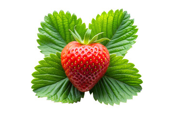 Wall Mural - strawberry isolated on transparent background png
