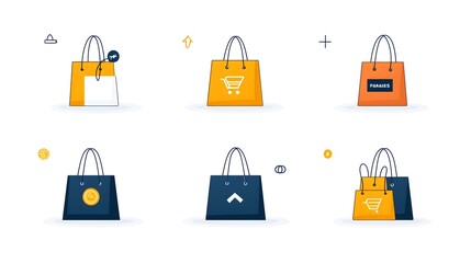 Poster - Precise and scalable collection of 15 loyalty program icons showcasing offers rewards and bonuses simple stroke based artwork on a plain white background