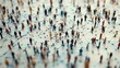 © maxximmm - Many people connected to each other. Aerial network with a crowd of people. Generative ai generating connections. Numerous individuals were linked lifestyle to one another.
