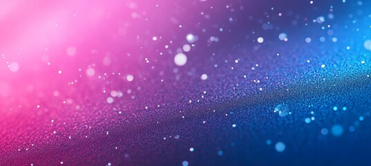 Poster - Abstract Pink Blue Glitter Sparkle Background Texture Shimmering Festive Elegant Design Digital Art Glowing Bright Shiny Holiday Celebration Party    