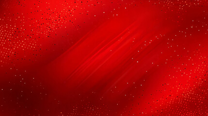 Poster - Vivid red inkblot background with artistic dot pattern for creative designs