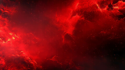 Poster - Abstract red nebula texture background for design and art projects