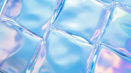 Poster - Smooth glass texture with soft reflections for modern design background