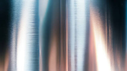 Poster - Soft brushed stainless steel texture background for modern design projects