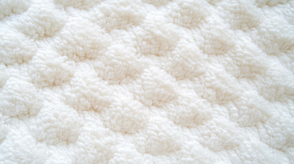Poster - Soft chenille fabric texture with plush surface for decorative design