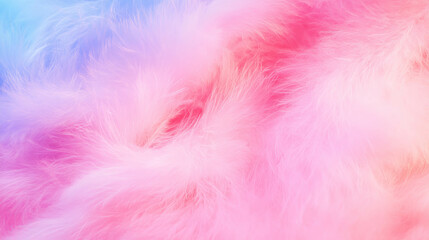 Poster - Soft pastel down feathers texture with gentle light for design and decor